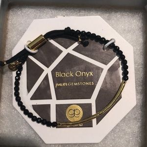 NWT Gorjana Black Onyx power gemstone bracelet